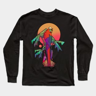 The red parrot Long Sleeve T-Shirt